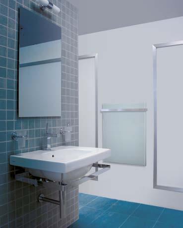 Stainless steel towel rail for GR 300, 500, 700 and 900 panels These towel rails are designed as an accessory for GR radiant glass panels in all colour versions.