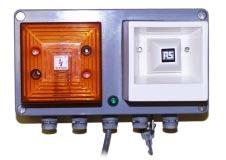 A large, easy-to-read LCD on the RIS monitors gas concentration. It features a strobing visual alarm that is triggered when a preset alarm level is exceeded.