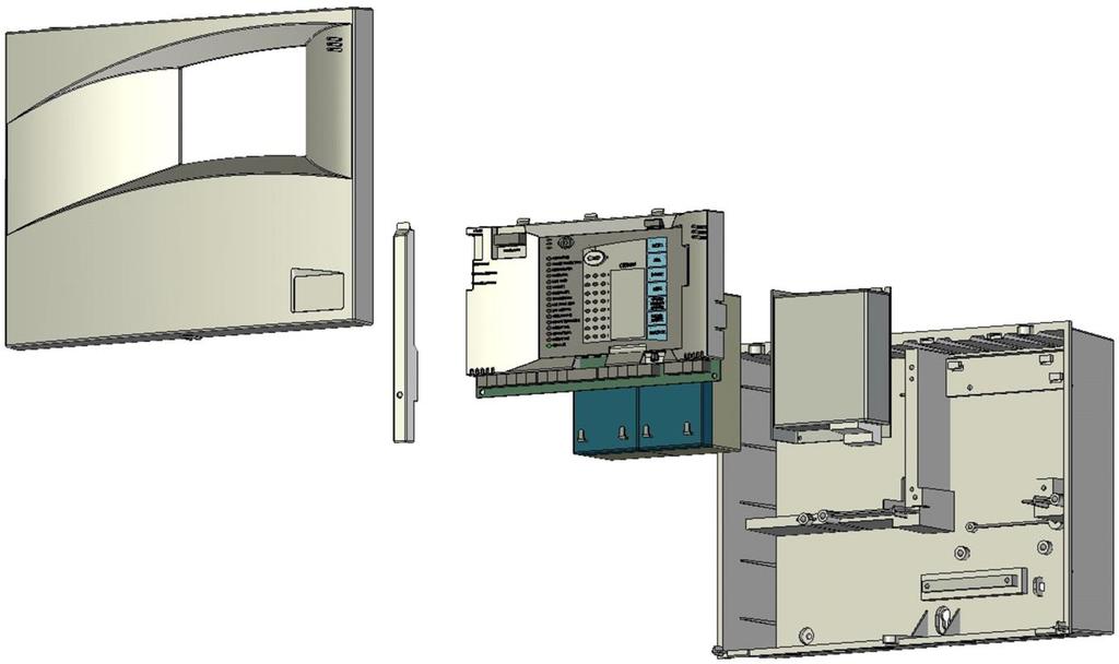 2.2 Fire Detection and Alarm Panel Description Figure 2 shows the exploded view of the DUO-CEL panel.
