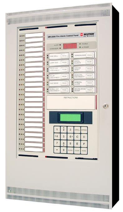 MODUL-R FIRE ALARM CONTROL PANELS MR-2900/MR-2920 Addressable Fire Alarm Control Panels Description MR-2900 Fire Alarm Control Panel The MR-2900 fire alarm system control unit is the heart of a