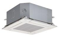 4-Way Compact Cassette Perfect for Grid System Ceilings This compact unit (575 x 575 mm) fits perfectly into ceilings and matches standard architectural modules without the need to cut ceiling tiles.