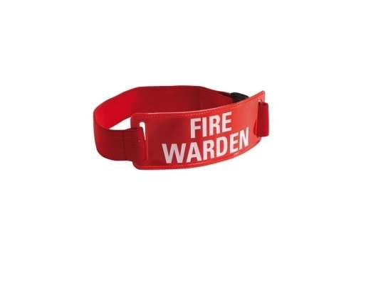 Fire Warden Armband Reflective Adjustable