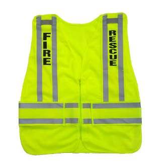 Firefighter vest Firefighter traffic vest : keeps fire personnel safe in