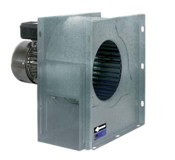 BC CENTRIFUGAL LOW PRESSURE FANS Range with different sizes from 5/10 until the 5/, provided with single phase 4 pole motors and with three phase 4 and 6 pole motors. Airflow from.00 