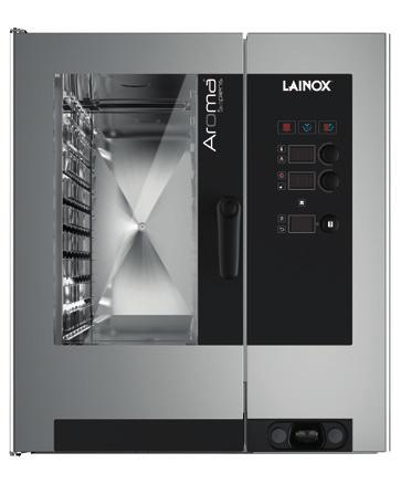 It includes LAINOX automatic programs: 64 pre-loaded cooking procedures, with room for up to 99 cooking procedures which can be programmed and stored by the user, each one of which can have up to 9