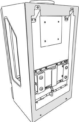 3.12 Reposition the appliance and use the wood screws in the fixing kit supplied for hearth mounting installations to secure in place.