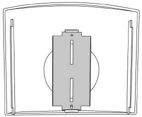 5 Swap the inner and outer flue spigots only with the inner and outer blanking plates on the rear of the appliance,