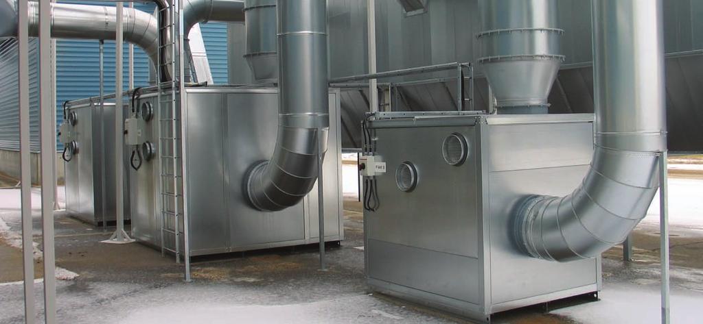 Minimising operation stops The Combifab F fan requires a minimum of
