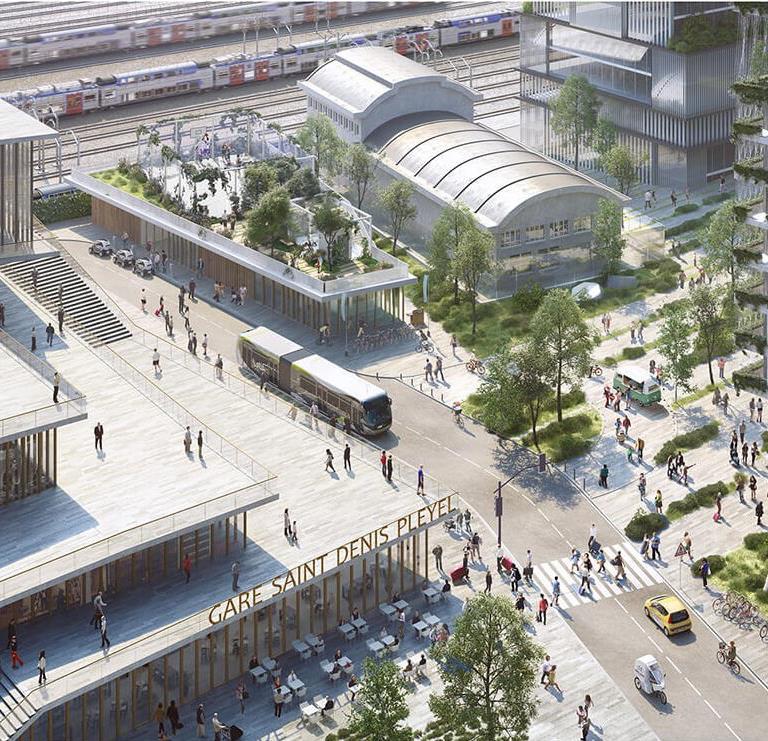 Future St Denis Pleyel interchange New mobility places for
