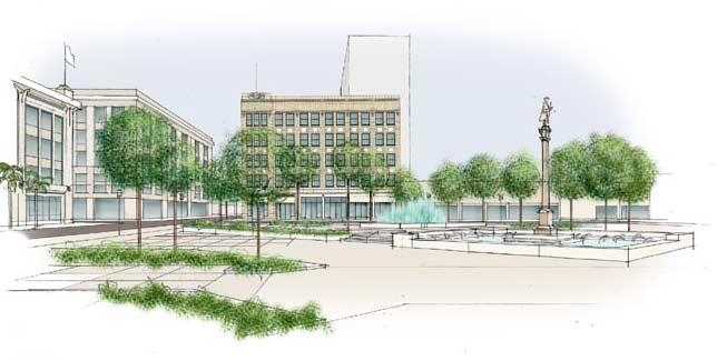 CELEBRATING THE RIVER: A PLAN FOR DOWNTOWN JACKSONVILLE HEMMING PLAZA LEGACY PROJECT Today public parks and squares can serve as major catalysts for development along their edges.