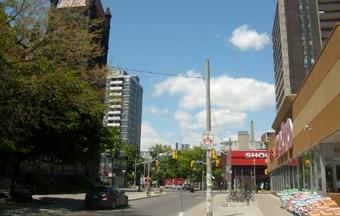 Bloor corridor visioning study: AVENUE ROAD TO BATHURST STREET North side of Bloor between Walmer Road and Spadina Road today Potential redevelopment of