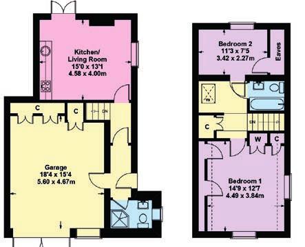 Bathroom Kitchen/Utility Storage Recreation First Floor This plan is for layout guidance only.