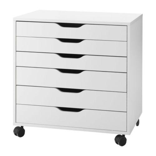IKEA Micke drawer unit/drop file storage in white. 13 3/4in wide x 29 1/2in high. 502.130.80 $135.