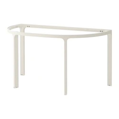 IKEA Bekant frame for half round table top in white 55 1/8in x 27 1/2in 802.528.76 $195.00 delivered IKEA Bekant half round table top in gray 702.528.91 55 1/8in x 27 1/2in $190.