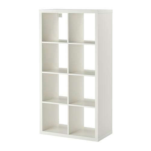 IKEA Kallax shelf unit in white. 30 3/8in x 30 3/8in 202.758.14. $96.