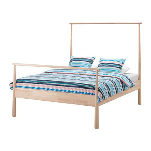 IKEA Brusali bed frame DOUBLE/FULL with 4 storage boxes in brown with Luroy bed slats 390.697.67 $595.00 delivered IKEA Gjora bed frame in Birch finish with Lonset bed slats in FULL/DOUBLE size. 591.