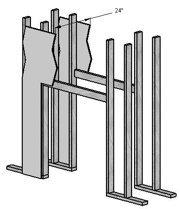 FRAMING WALL ENCLOSURE ROUGH OPENING IMPORTANT: Framing dimensions should allow for wall covering thickness and fireplace facing materials.