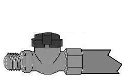Shut off gas supply at the manual shut-off valve. 3. Disconnect gas line flex tube from the manual shut-off valve. 4.