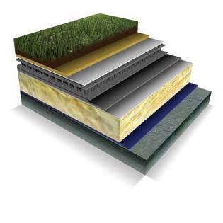 RENOLIT ALKORPLUS 81017 substrate (6 cm) The substrate layer ensures feeding substances, water supplies to the vegetation plus oxygen and anchoring of the root structure.