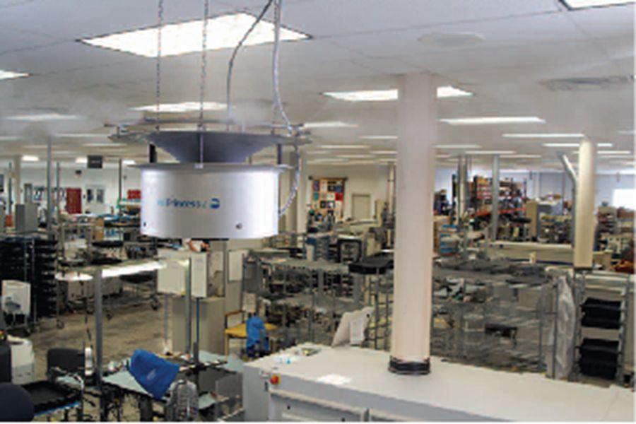 Direct Room Atomizing System Applications: Large Spaces & Facilities Multiple Rooms & Loads