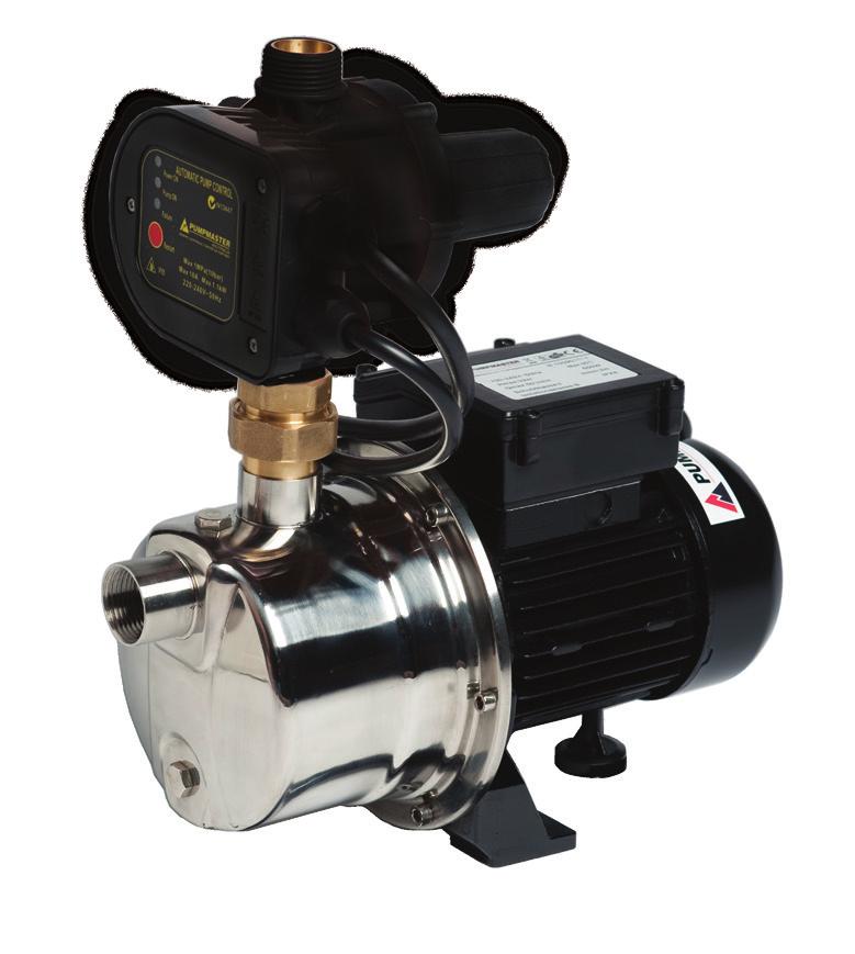STAINLESS STEEL JET PUMPS JSL SERIES JSL60PC JSL101PC The JSL Series are the perfect household pressure pumps which delivers strong and even pressure.