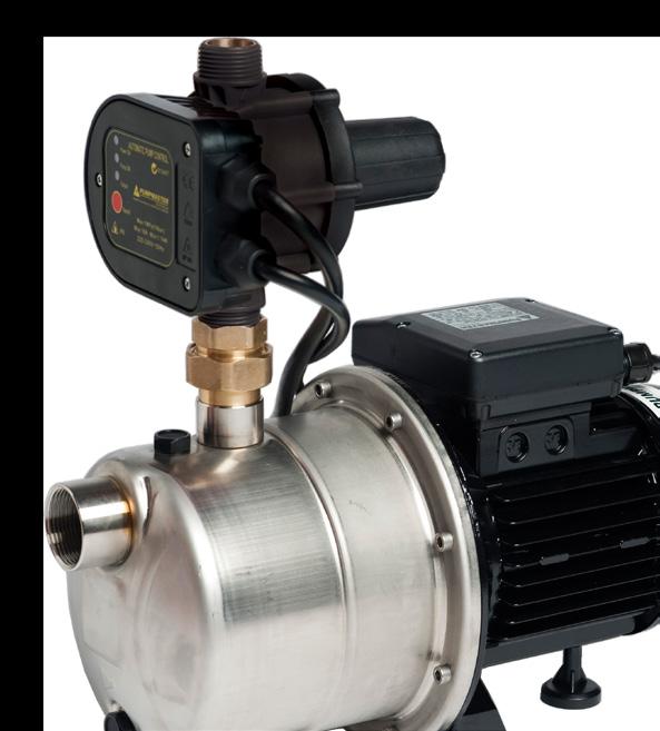 STAINLESS STEEL JET PUMPS CTJX SERIES The CTJX Series - Villamate is the perfect household pressure pump, reliable and efficient,
