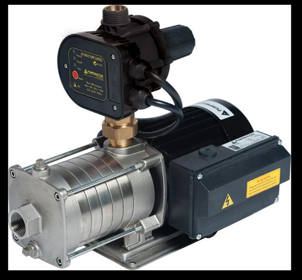 DOMESTIC PRESSURE PUMPS CSS SERIES This quiet, reliable and efficient range of Horizontal Multistage s are ideal for higher pressure applications.