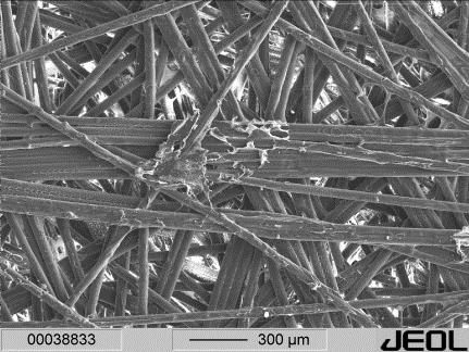 monofilament geotextiles GT1 and GT3. The former is a needle-punched fabric and the latter is a thermally bonded one. Fig.