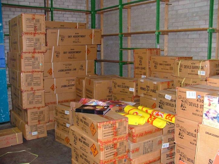 Potential Crimes Surrounding Fireworks Illegal import, transport and display of 1.3G Illegal import, possession and sales of 1.