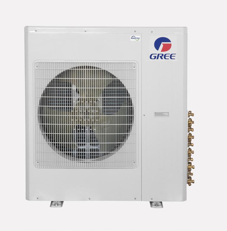 L Multi Zone Inverter Heat Pump High Efficiency Multi 21+ heat pump units can heat and cool up to 5 zones without distribution boxes.