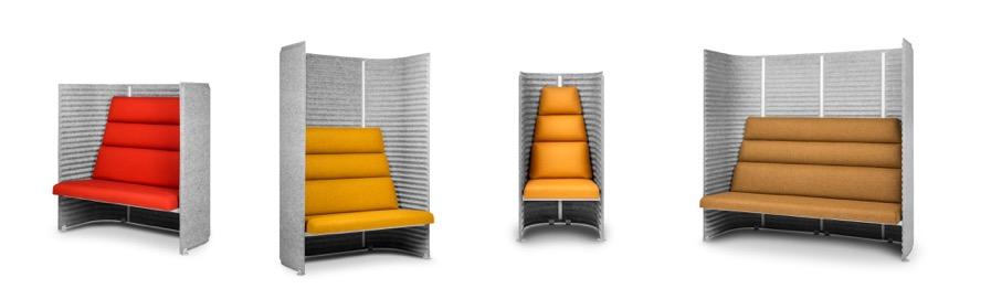 SoundRoom by NOTI is an original and innovative system of office furniture.