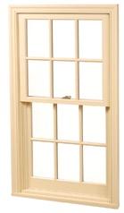 It is also available in a true extended half-round format or with half-round glazing in a square upper sash.