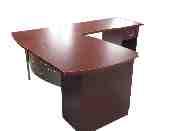 Size: 1800 x 1000 2000 x 1000 M2 - Managerial A "L-shaped" desk with optional side desk (computer desk and desk high 3 drawer pedestal).