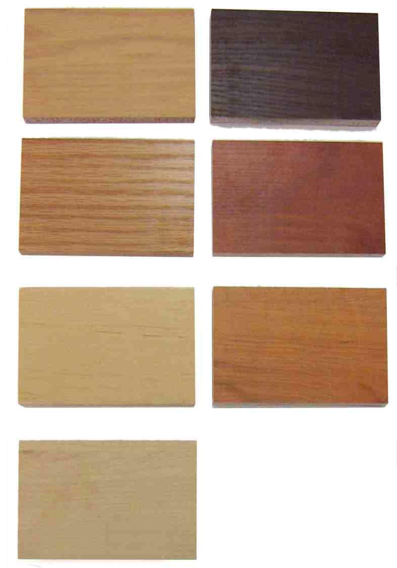 wood samples