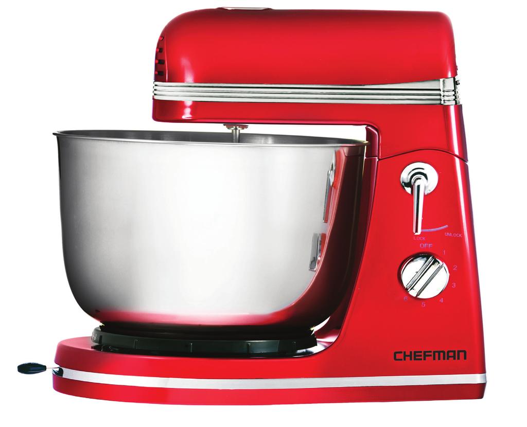 LEGACY SERIES POWER STAND MIXER USER GUIDE Now that you have purchased a Chefman product you can rest assured in the knowledge that as well as your 3-year parts and labor warranty you have the added