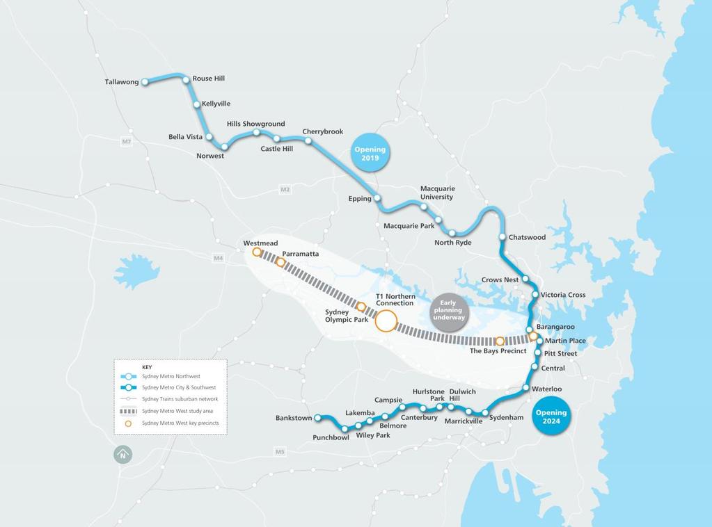 1. Introduction 1.1. Background Sydney Metro is a new standalone rail network identified in Sydney s Rail Future.