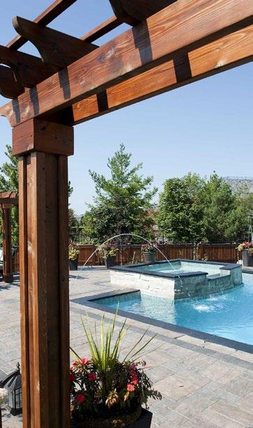 Pool Scaping - Creating Impact A Backyard Resort Experience - bare, stark swimming pools are a thing of the past!