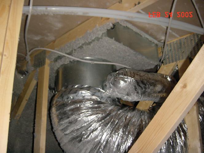 Outside air duct (filtered) connected to extended collar at return filter grille box extended collar OA duct