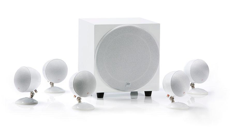 Comprising of 5 miniature half-sphere enclosures constructed from 1mm steel, this strong and light weight solution creates less stored energy thus delivering a clearer sound with less colouration.