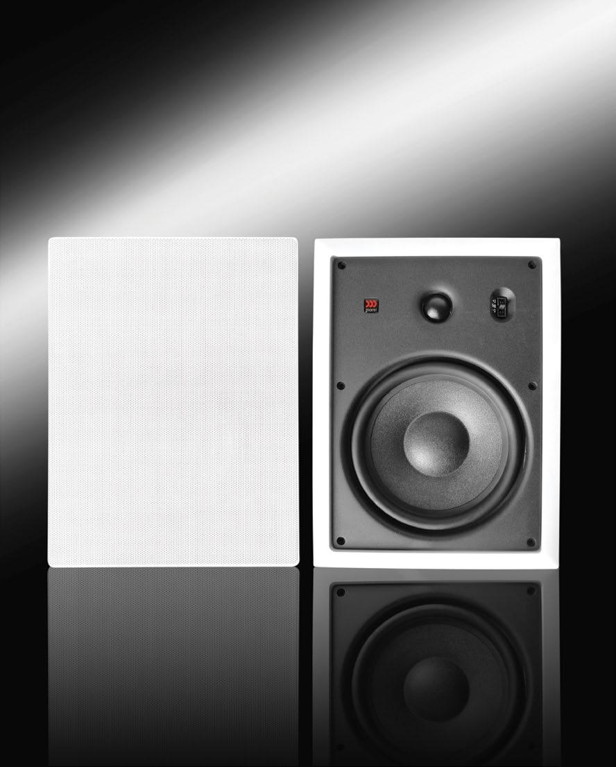 34 35 soundwall in-wall speakers TM The SoundWall in-wall series delivers the same faithful reproduction that Morel fans worldwide have come to expect from their cinematic and musical