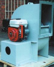 1, 120kw Petrol Engine Driven centrifugal fans These fans are ideal for use in remote areas where