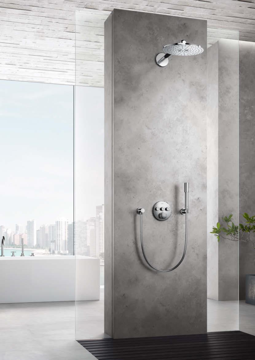 Completely at home in a minimalist setting, the outline of the new Atrio range is breathtaking in its simplicity, presenting a forward-looking aesthetic