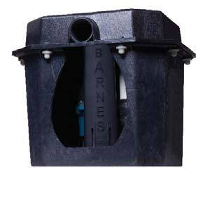 The 1"x1"x1" basin package can be used to remove water where gravity fl ow is not available without breaking concrete.