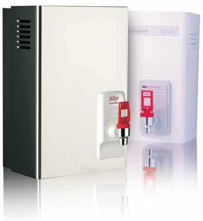 COOL TOUCH TAP New energy conserving Cool Touch handle provides fingertip control, reduces heat loss and saves energy.