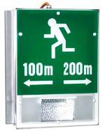 Emergency lighting BNL Emergency lighting/ escape route signage Application Technical Data Goods supplied Installation Combined emergency lighting/escape route signage for road tunnels.