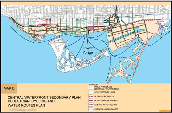 Plan - Transit Plan Figure 3 - Central Waterfront Secondary Plan -