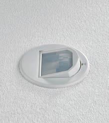 PIR Presence Detectors EBDRC Adjustable head, flush mounted detectors Head can be adjusted to suit the