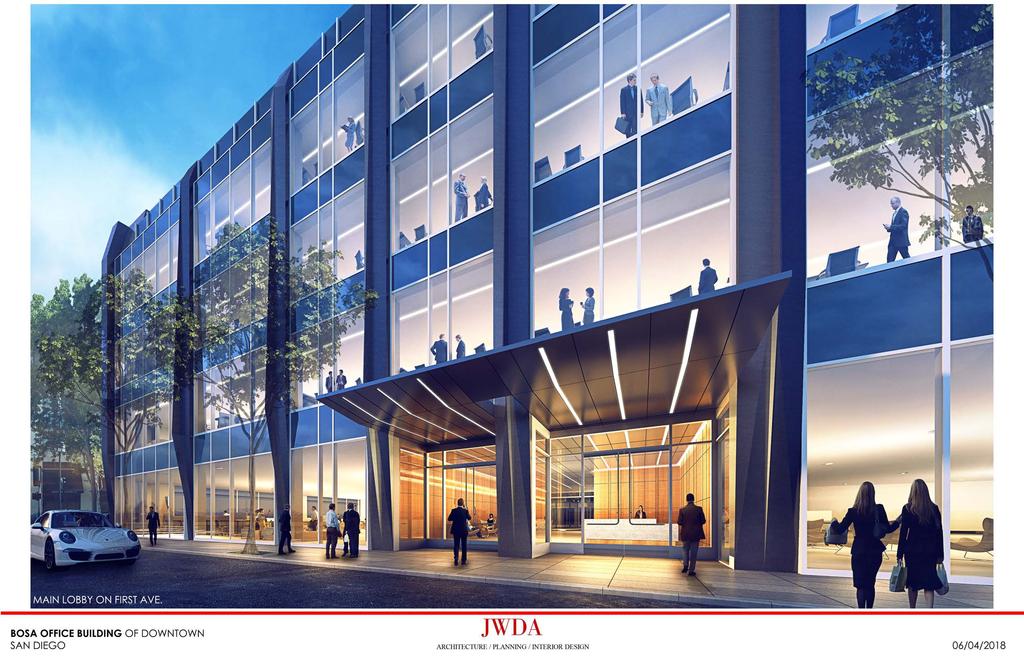 162,000 SF under construction Available Q4 2019 Brand new Class A atrium style office building with floor-to-ceiling glass Large courtyard amenity space complete with outdoor seating, games and