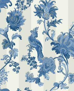 The opulent print of classic chintzy flowers with contemporary