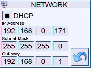 2.8 Network setting It is possible to set the IP address, subnet mask and gateway of the network so that the devices can be connected to the network.